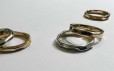 Facette Ring schmal 3,2 mm, Silber