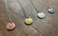 Pfälzer Memento Mori Coin - Anhänger, klein mit Silberkette